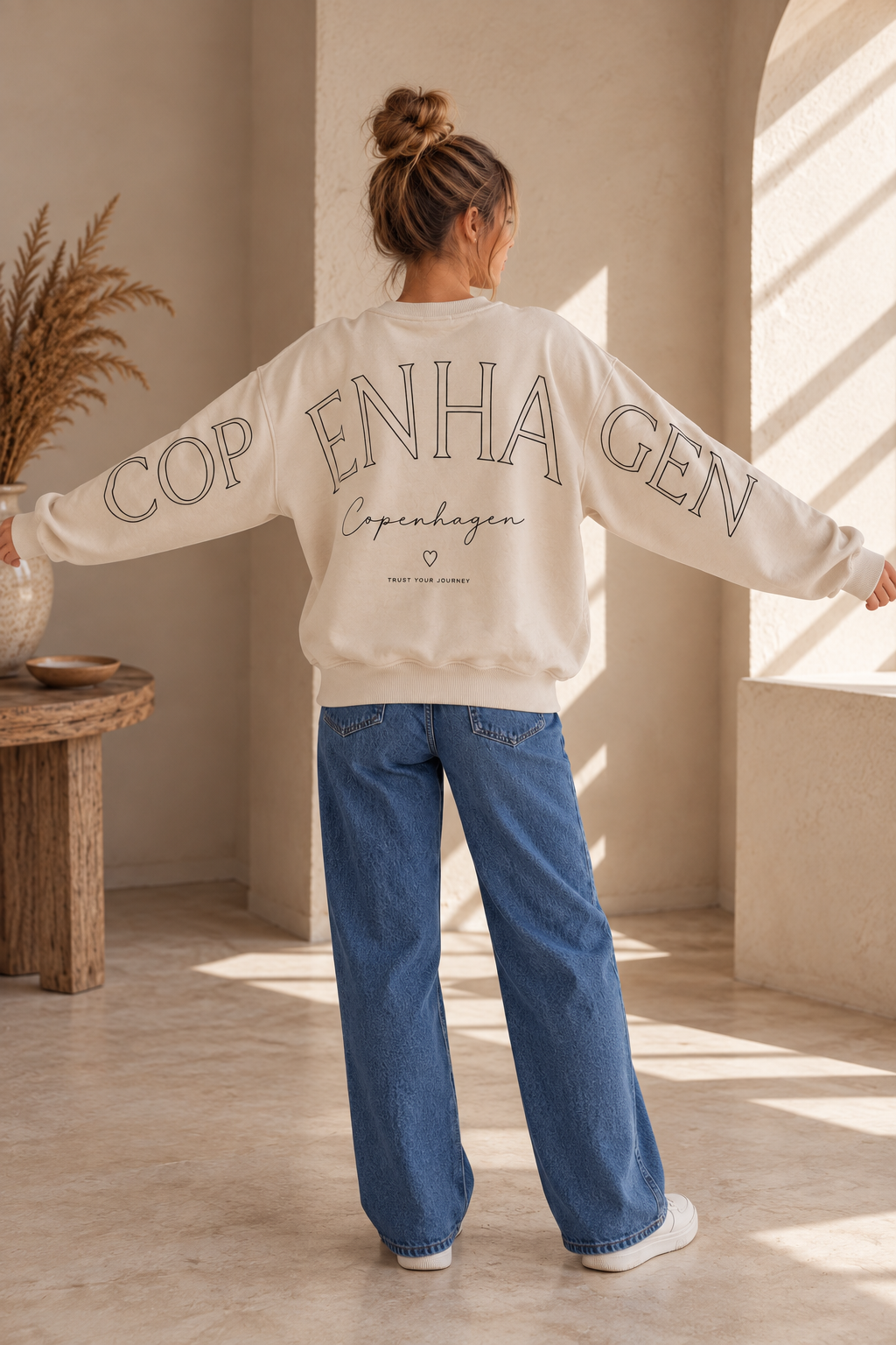Sweatshirt Copenhagen I NO. SW0016 I lässiger Oversize-Look I Made in Italy 34-42/44