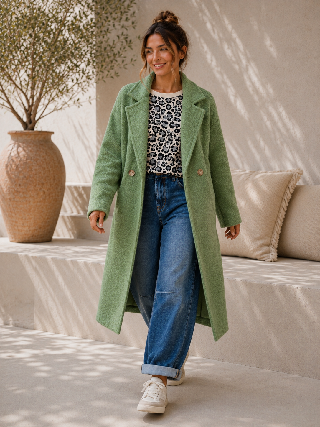 TREND MANTEL ELVIRA 36 - 42 Trench Coat Made in Italy