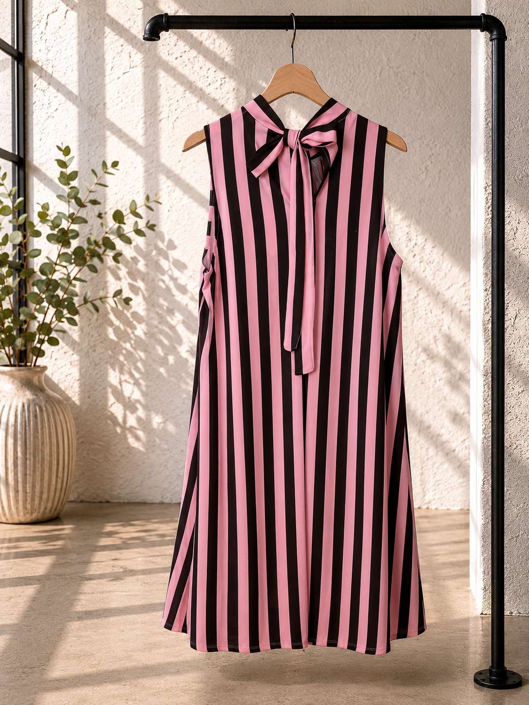 Kleid Elowen Blockstreifen Made in Italy 34-42