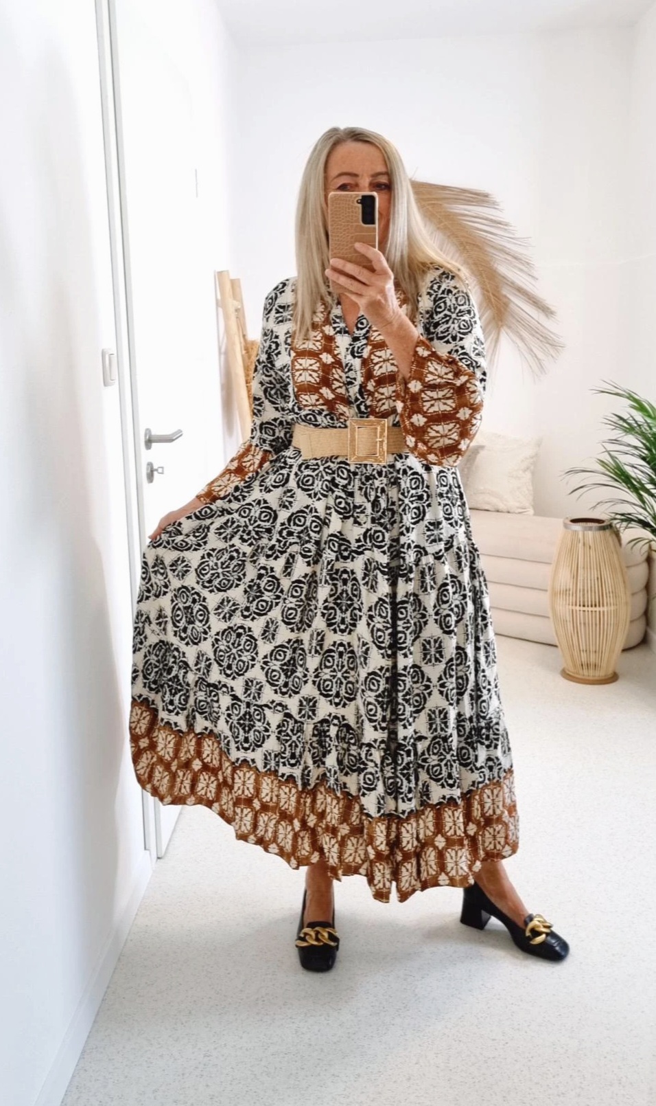 MAXI TUNIKA DRESS ORNELA CREME 34-40 Made in Italy langes Kleid Hängerchen Tunikakleid MAXI TUNIKA DRESS ORNELA CREME 34-40 Made in Italy langes Kleid Hängerchen Tunikakleid