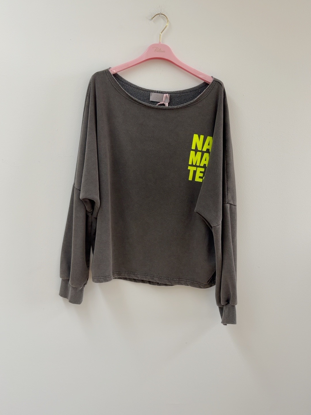 Oversize Sweatshirt im Used-Look I P0060 I 34-42/44