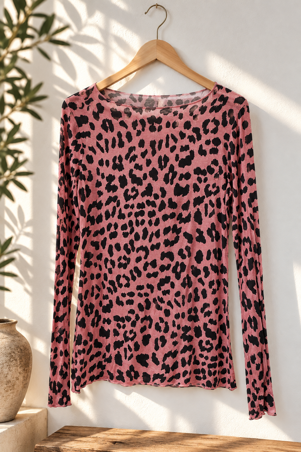 COMFY STRETCH LANGARM SHIRT LEO Made in Italy Gr. 34 - 38 SL0111 Cashmere