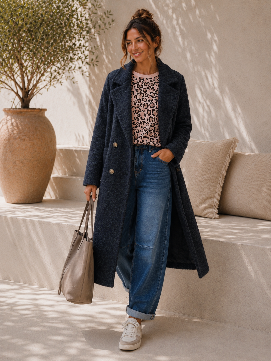 TREND MANTEL ELVIRA 36 - 42 Trench Coat Made in Italy