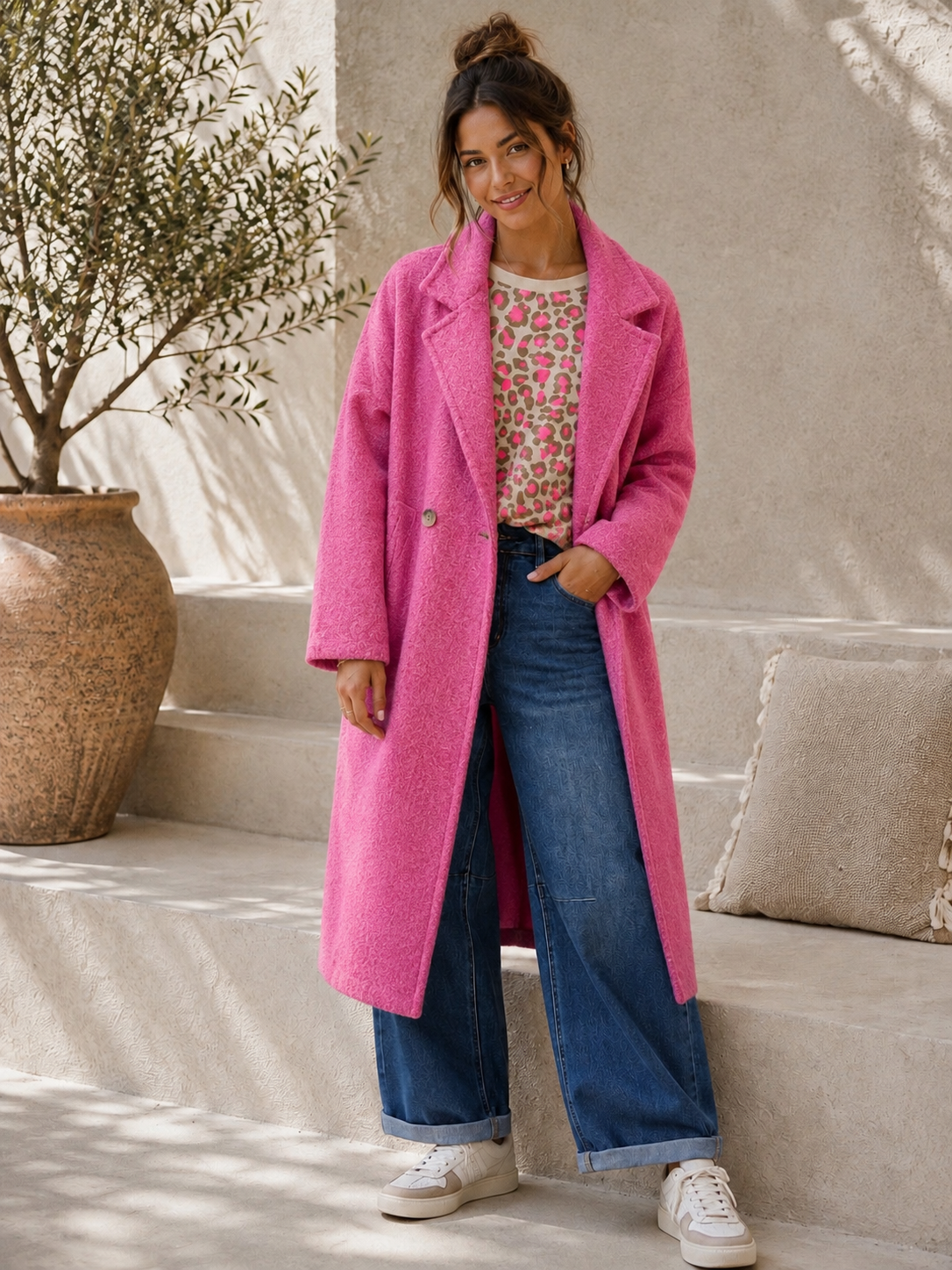 TREND MANTEL ELVIRA 36 - 42 Trench Coat Made in Italy