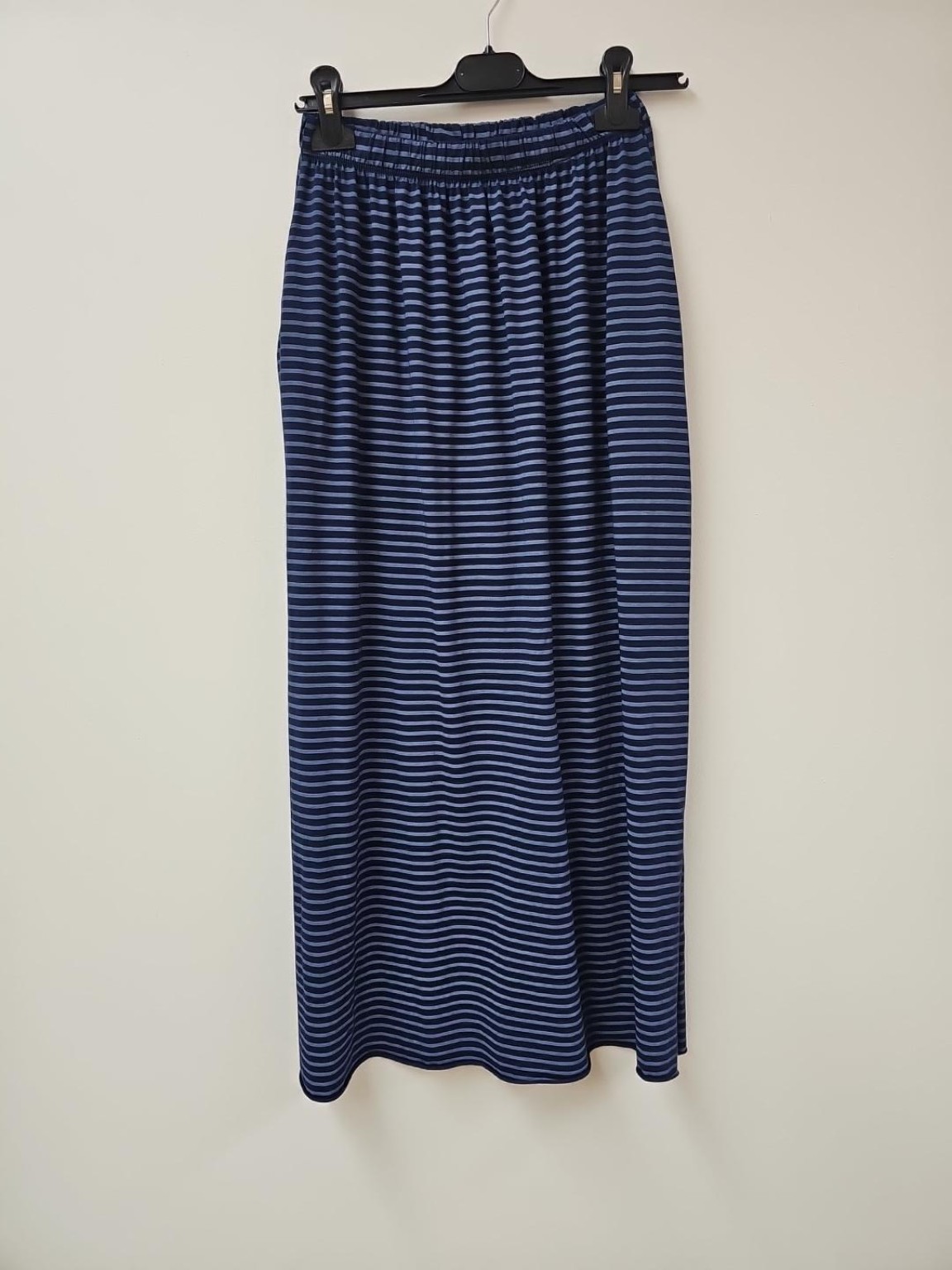 Maxirock Talea – gestreifter Lieblingsrock mit Seitenschlitzen Made in Italy 34-40/42 Skirt