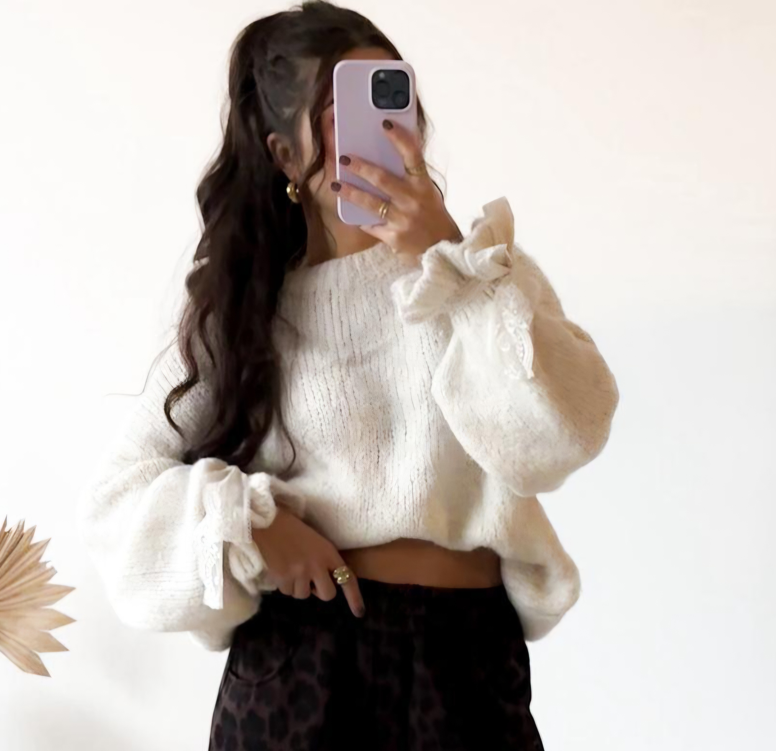 COZY KNIT SWEATER DANIELA SCHLEIFE 34 - 44 Made in Italy Strickpullover