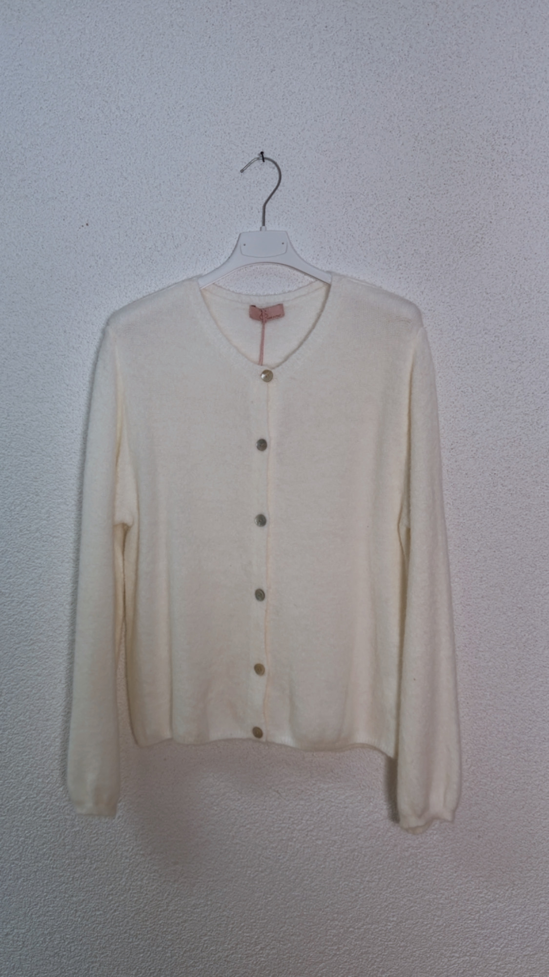 Kuschelige Strickjacke Elara mit Angora Made in Italy Gr 34-42
