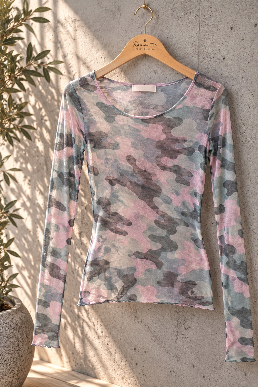 Cashmere-Shirt Camouflage – Made in Italy CS0088| bis ca. Gr. 42