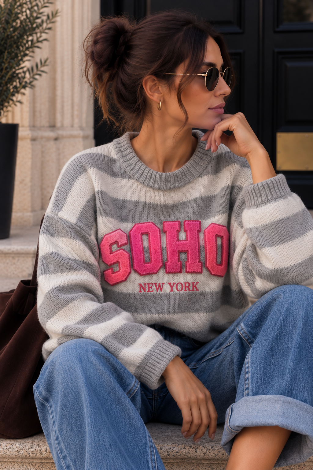 Strickpullover SOHO I P0057 I Made in Italy 34-42/44