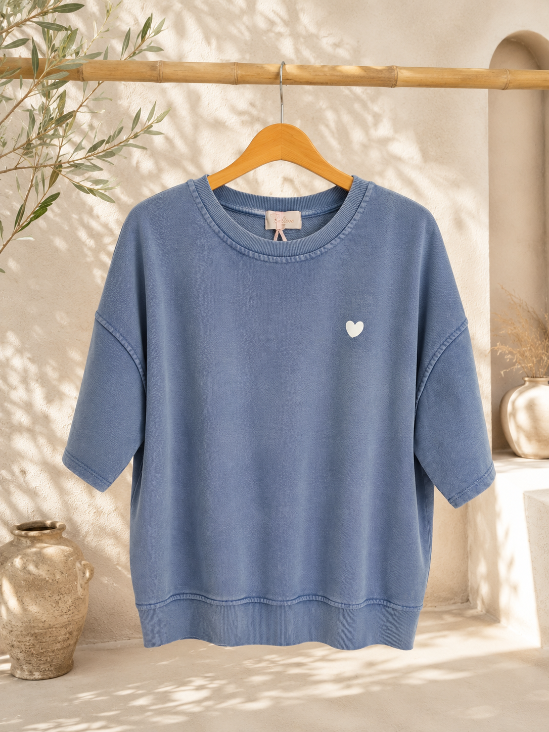 T-Shirt Sweater Cinderella Herz Made in Italy 34-42/44