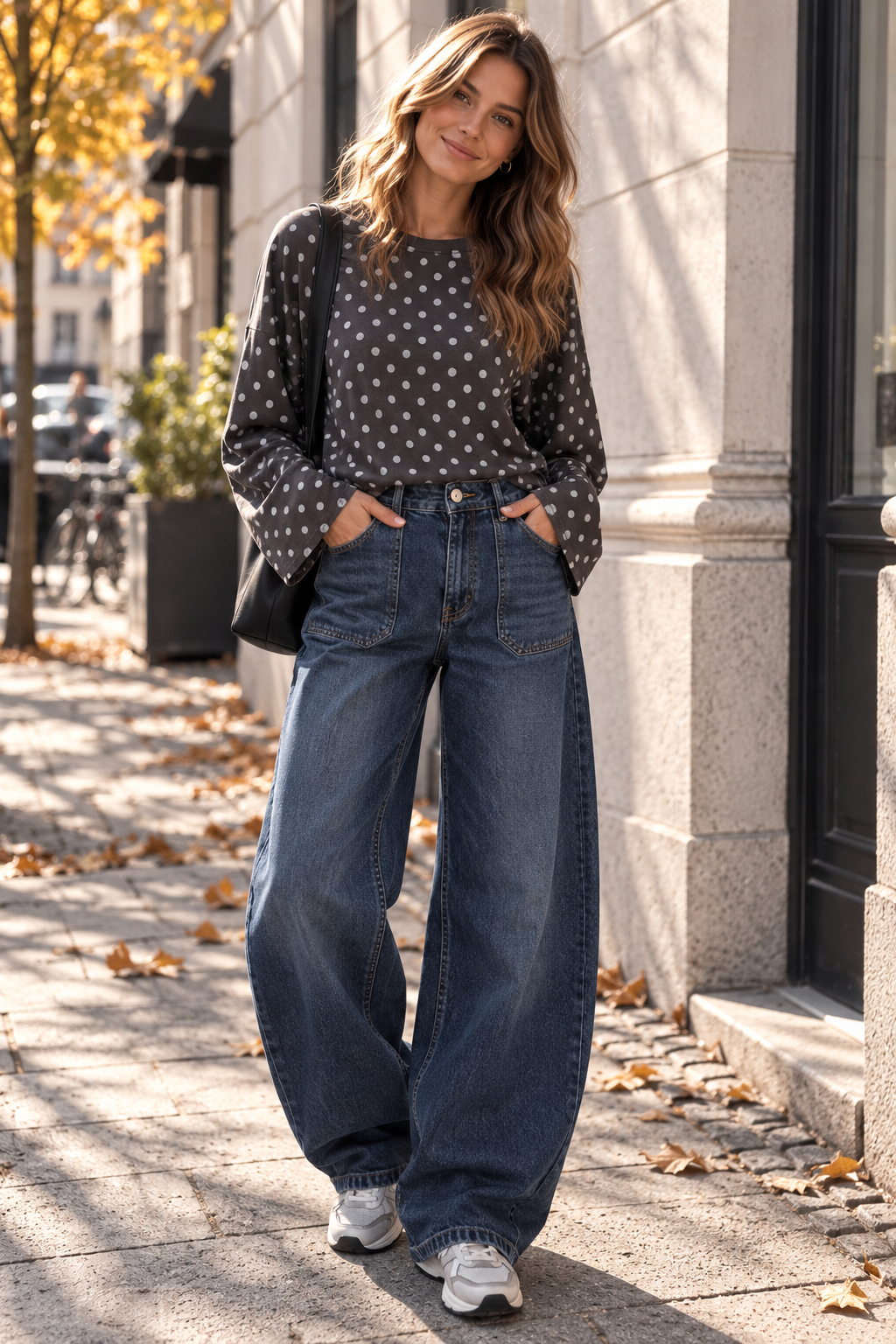 Longsleeve Dots I LS0146 I Made in Italy 34-42/44