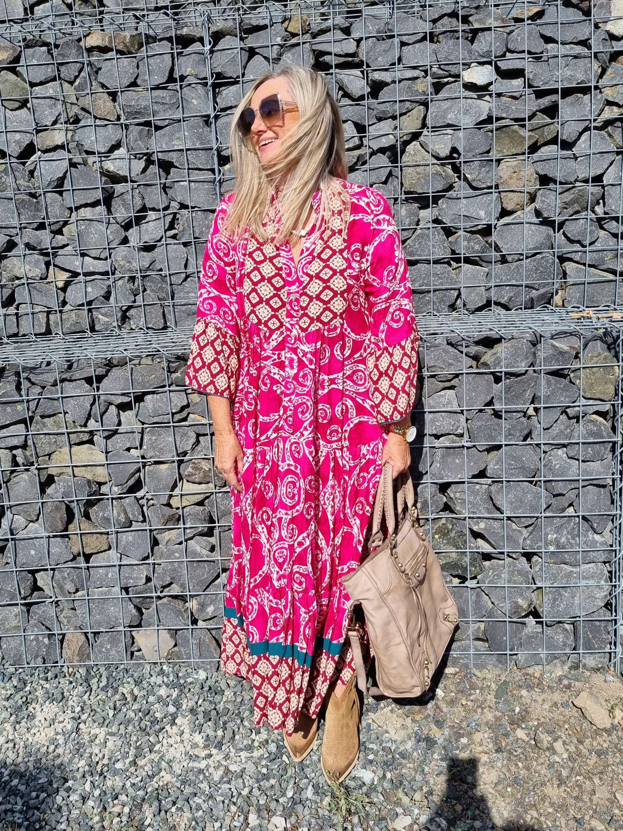 MAXI TUNIKA DRESS STROMBOLI BURGUNDER 34-40/42 Made in Italy langes Kleid Hängerchen Tunikakleid MAXI TUNIKA DRESS STROMBOLI BURGUNDER 34-40/42 Made in Italy langes Kleid Hängerchen Tunikakleid