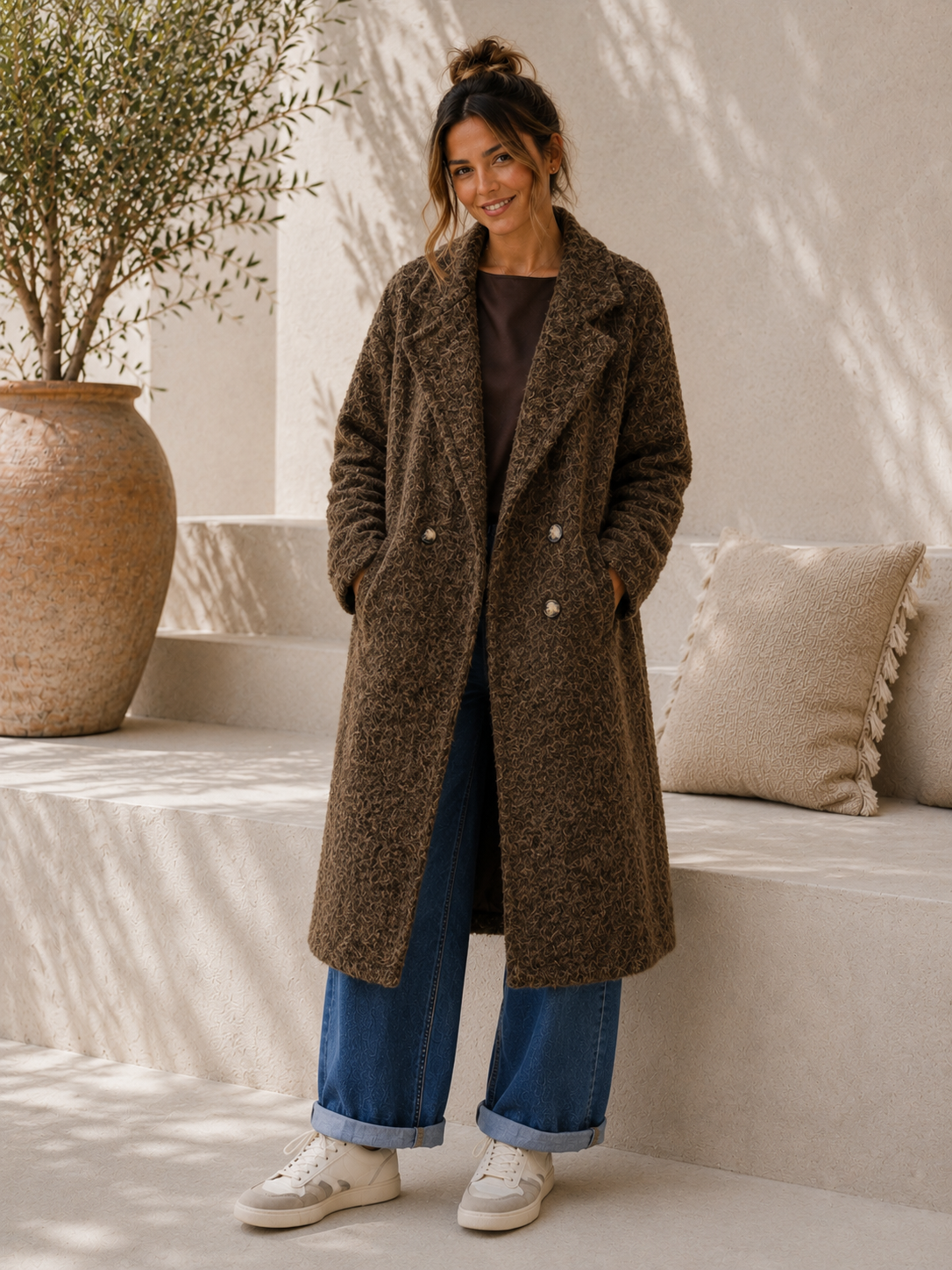 TREND MANTEL ELVIRA 36 - 42 Trench Coat Made in Italy