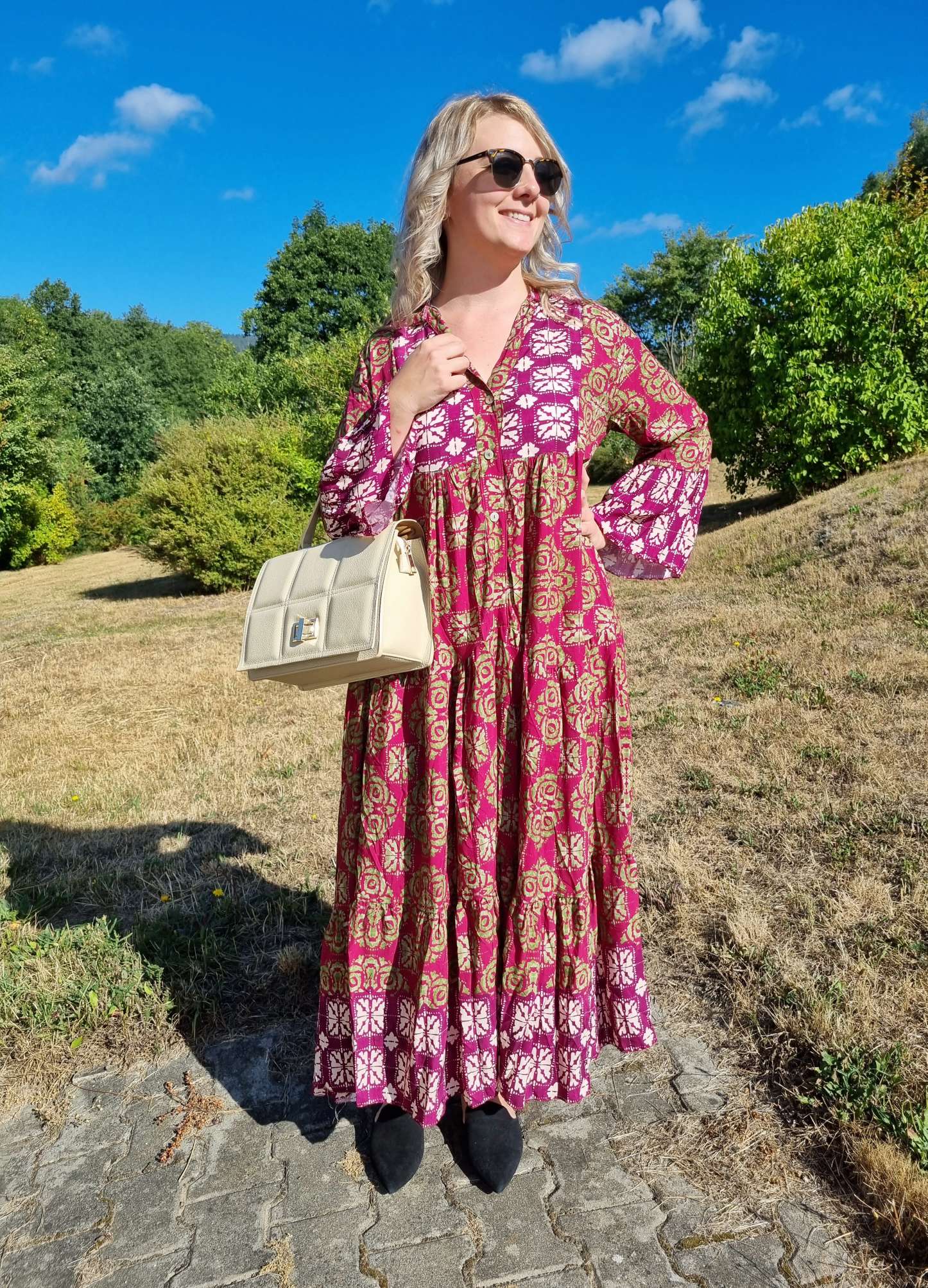 MAXI TUNIKA DRESS ISABELL BURGUNDER 34-40/42 Made in Italy langes Kleid Hängerchen Tunikakleid MAXI TUNIKA DRESS ISABELL BURGUNDER 34-40/42 Made in Italy langes Kleid Hängerchen Tunikakleid
