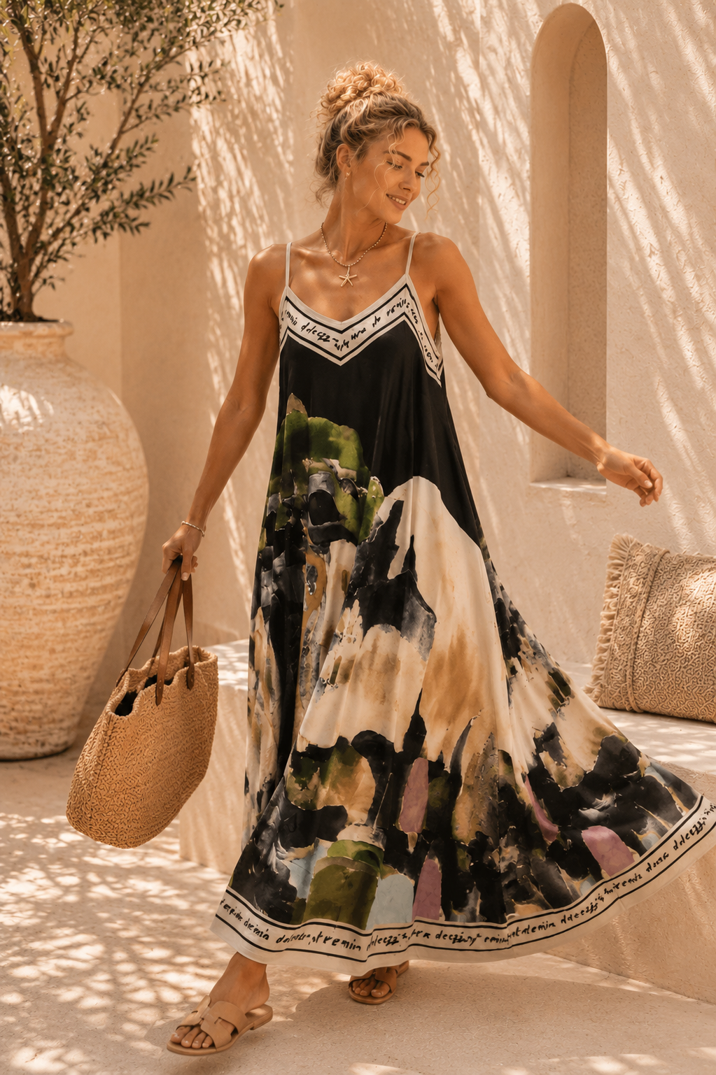Kleid Amalfi Vista – Made in Italy | passend bis Größe 42
