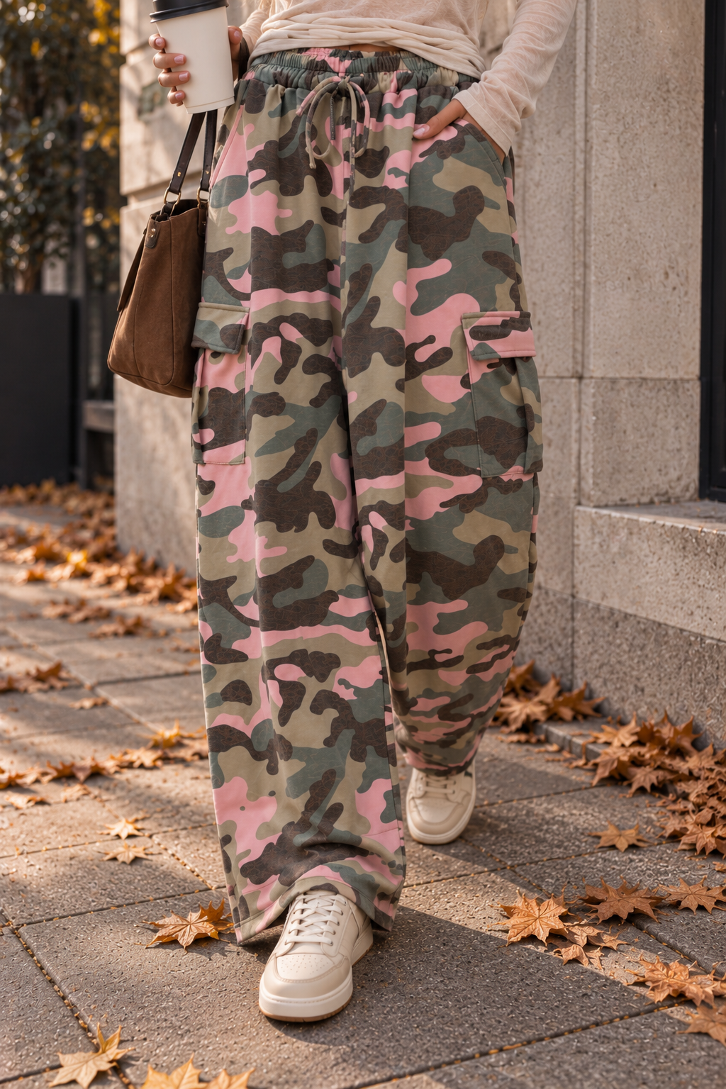 Cargo-Camouflage-Hose I CH0148 I Made in Italy 34-42/44