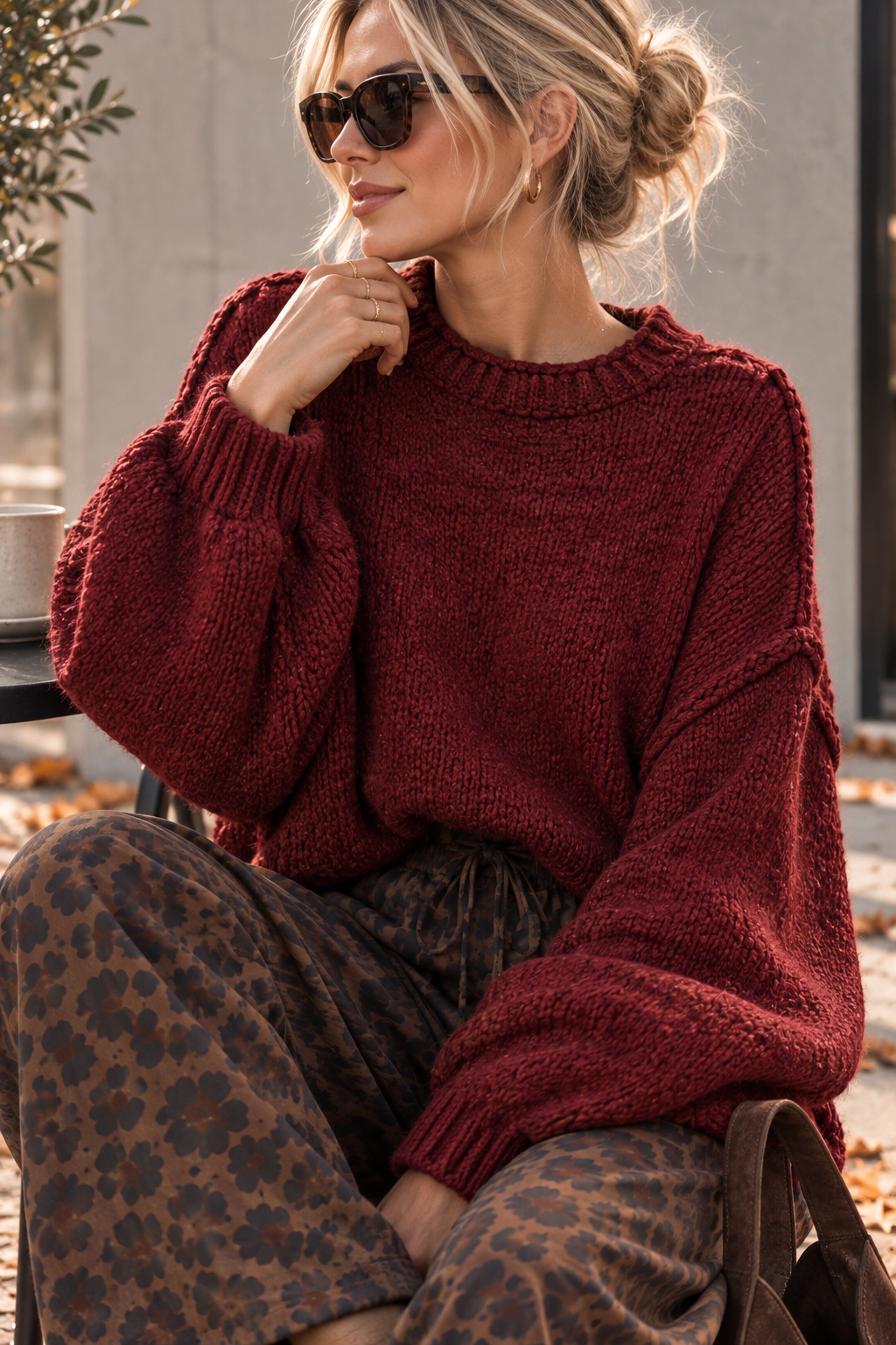 Soft Touch Oversize Pullover I SP0152 I 34 - 44 I Made in Italy