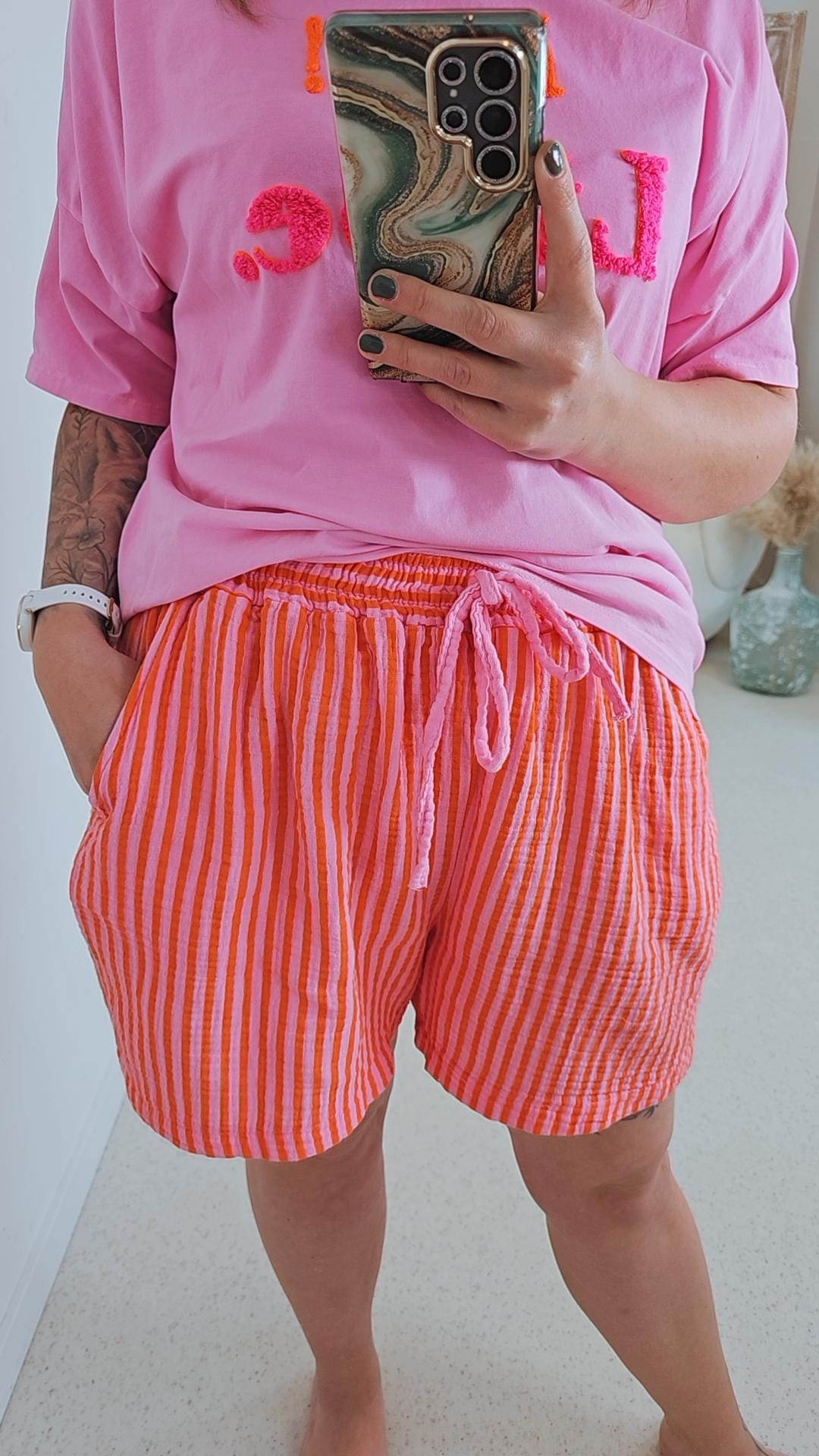 Orange-Rosa