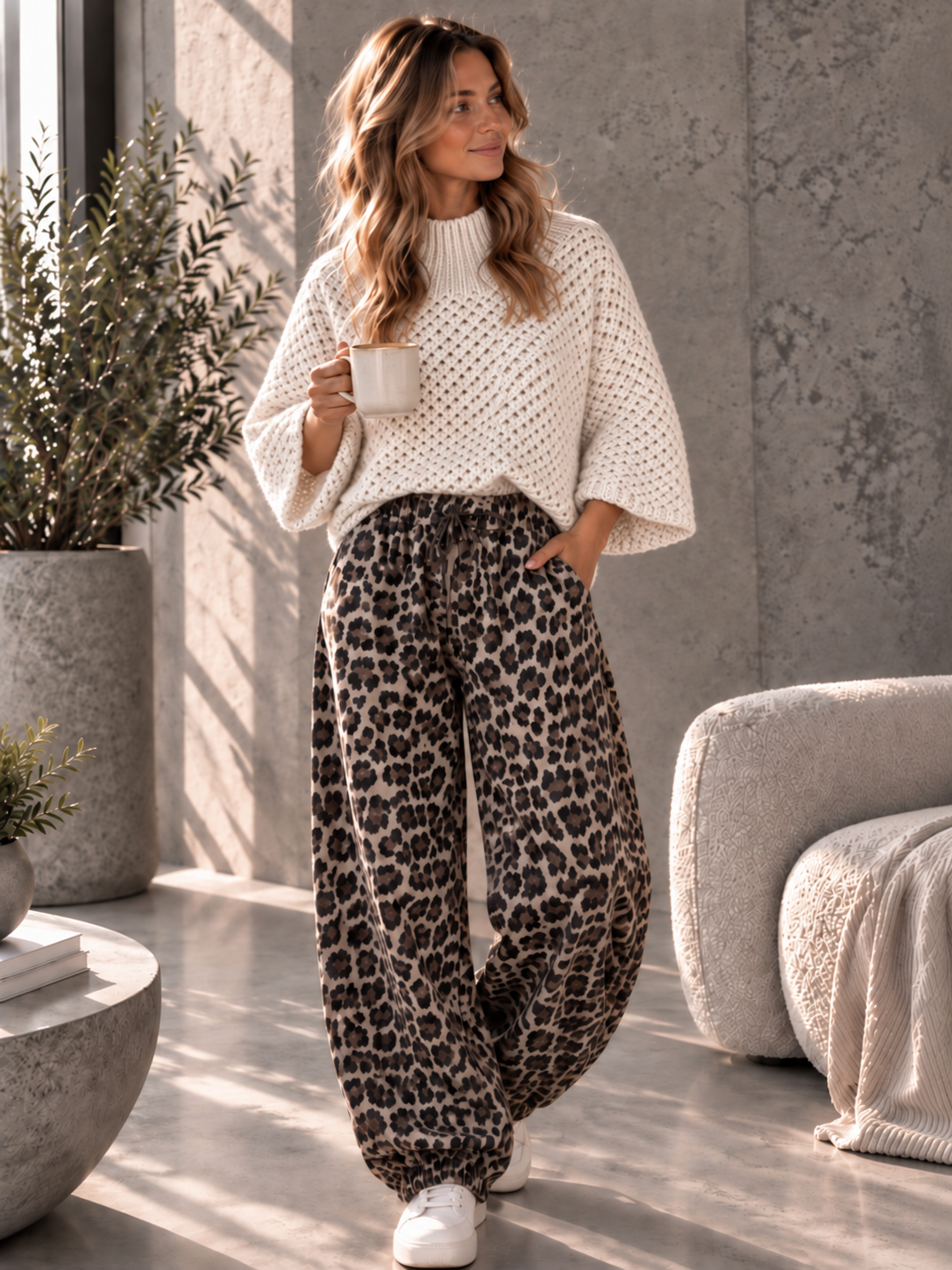 Strickpullover mit Stehkragen I SP0153 I 34-40/42 I Made in Italy