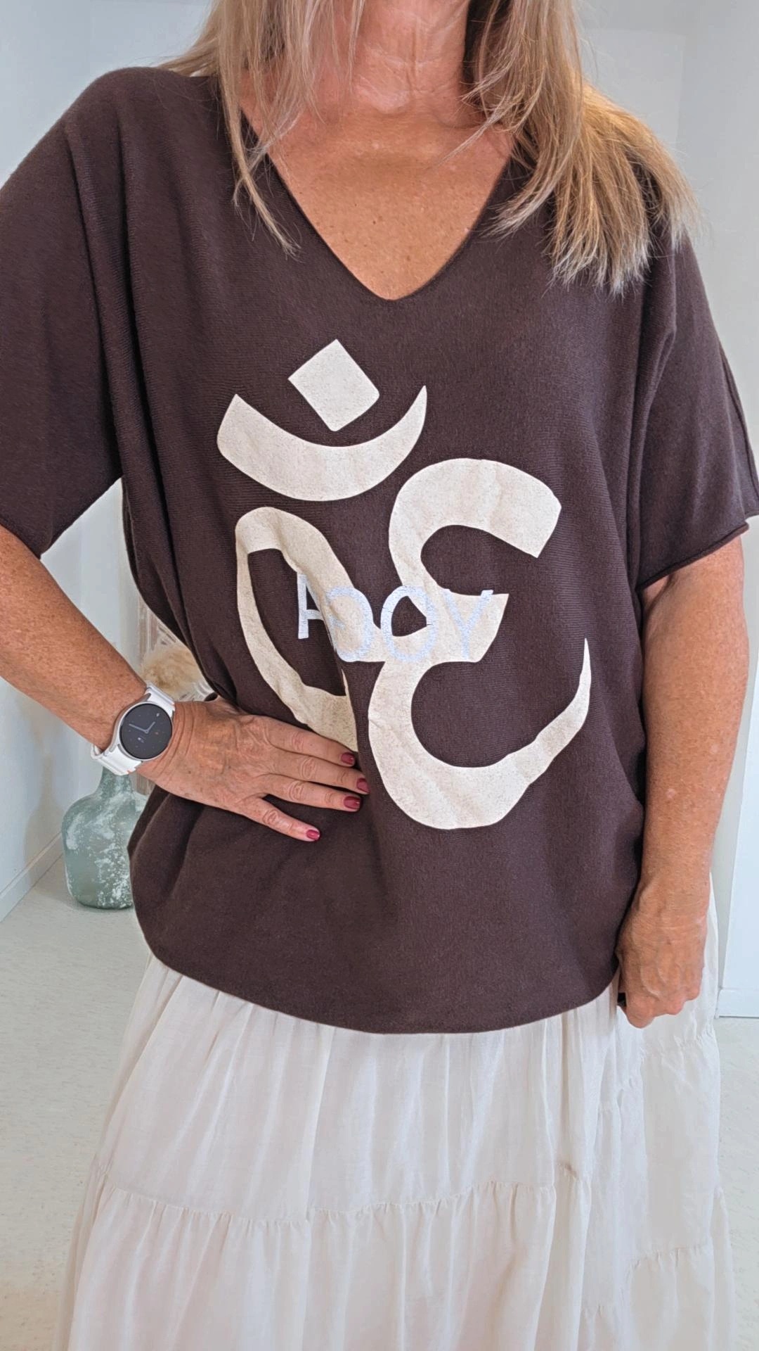 OVERSIZE PULLOVER LANESSA YOGA Made in Italy 34-46