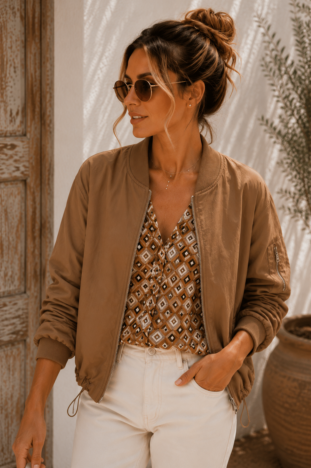 Blouson Lucienne – Stilvoll durch die Übergangszeit Gr. 34.40/42