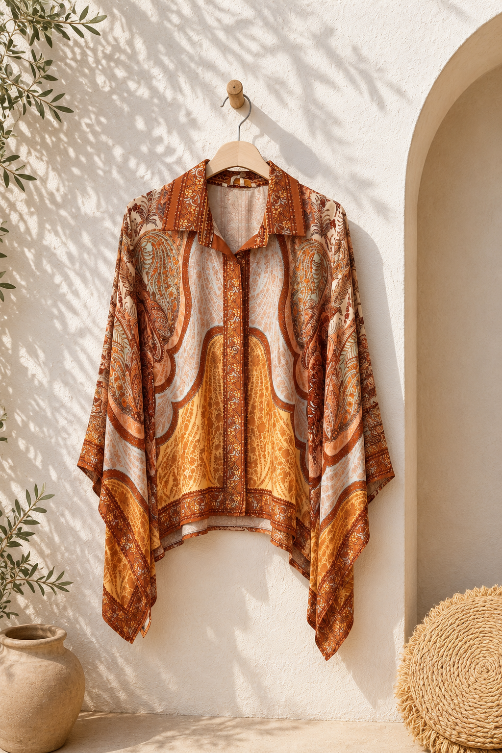 Silky Signature Bluse „Aurelia“ Made in Italy Gr. 34-44/46 Premium Kollektion