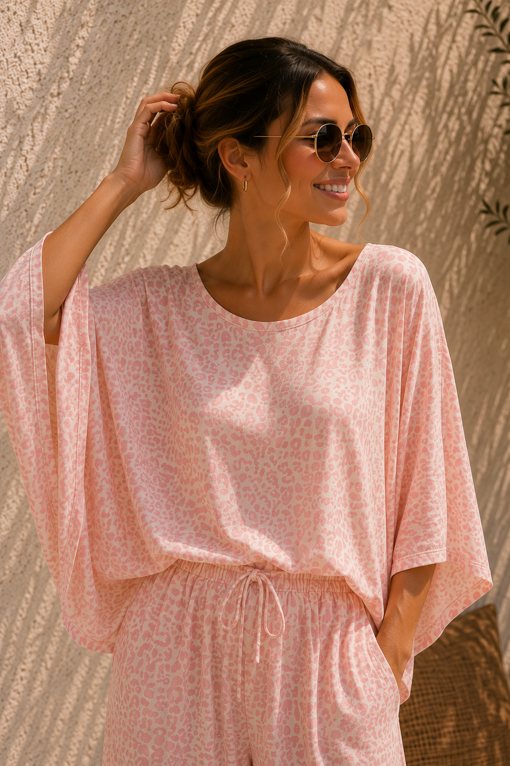 Oversize Fledermausshirt „Zanzibar“ ✨ Made in Italy • weich fließendes Oversize-Shirt • Größe 34–46