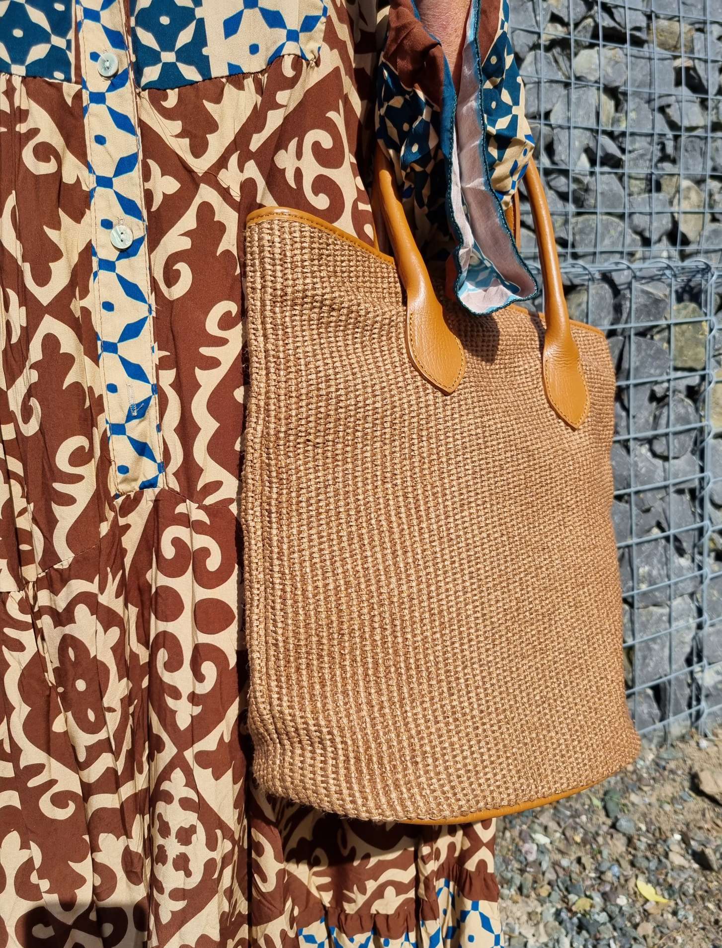 BAST SHOPPER ARIA COGNAC Leder Tasche Shopping Bag Umhängetasche Made in Italy BRAUN BAST SHOPPER ARIA COGNAC Leder Tasche Shopping Bag Umhängetasche Made in Italy BRAUN