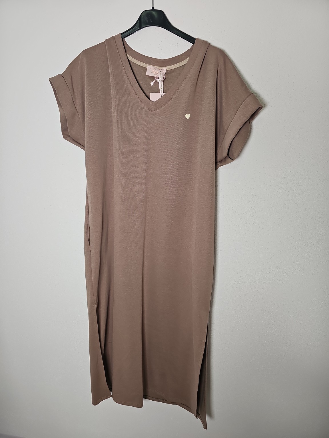 Sweatshirt-Kleid Taliya Mini Herz Made in Italy 34-42/44