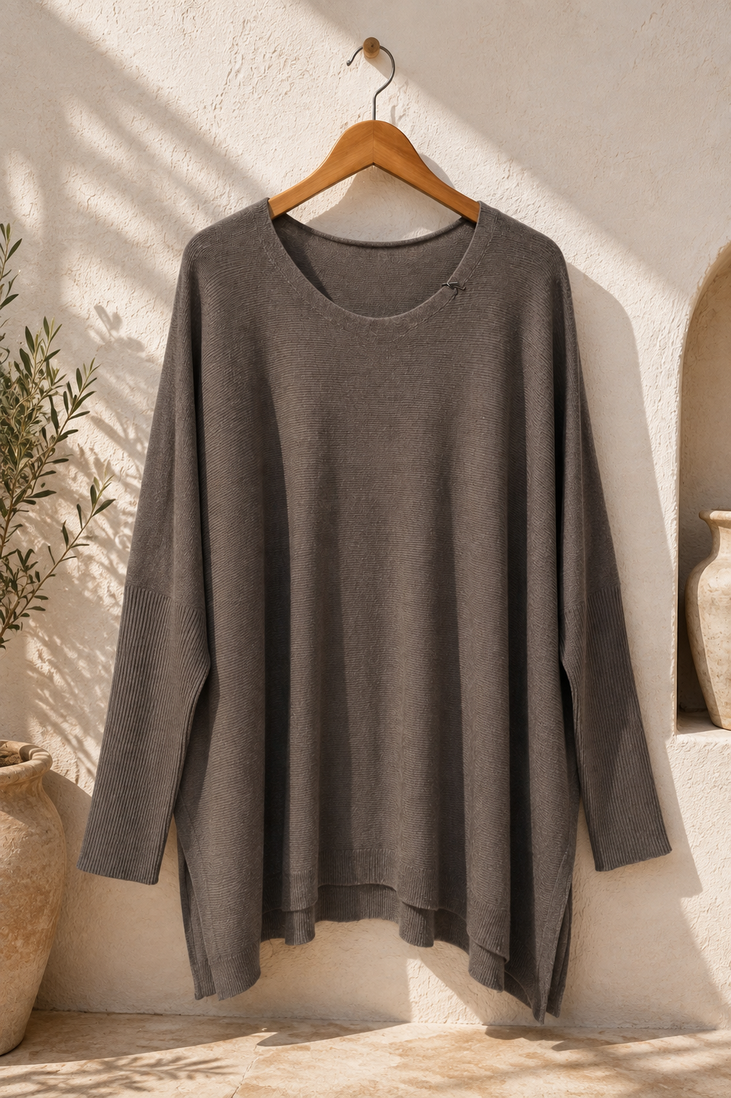 OVERSIZE KNIT SWEATER SIGRID Made in Italy 34-44/46 Strick Pullover