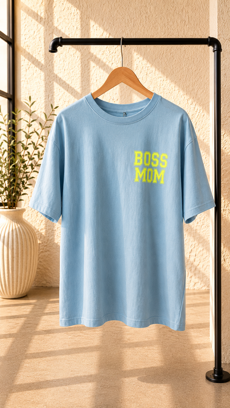 Trendiges „BOSS MOM“ Baumwoll-Shirt – Made in Italy ACHTUNG SOMMERSCHNAPPER SIND VOM UMTAUSCH AUSGESCHLOSSEN