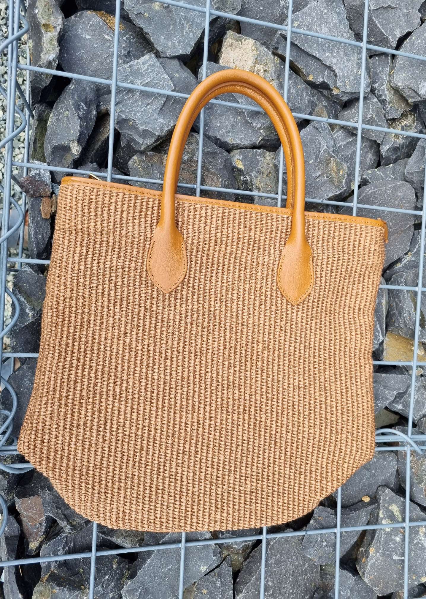 BAST SHOPPER ARIA COGNAC Leder Tasche Shopping Bag Umhängetasche Made in Italy BRAUN BAST SHOPPER ARIA COGNAC Leder Tasche Shopping Bag Umhängetasche Made in Italy BRAUN