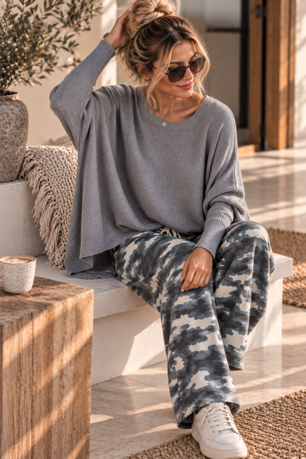 OVERSIZE KNIT SWEATER SIGRID Made in Italy 34-44/46 Strick Pullover