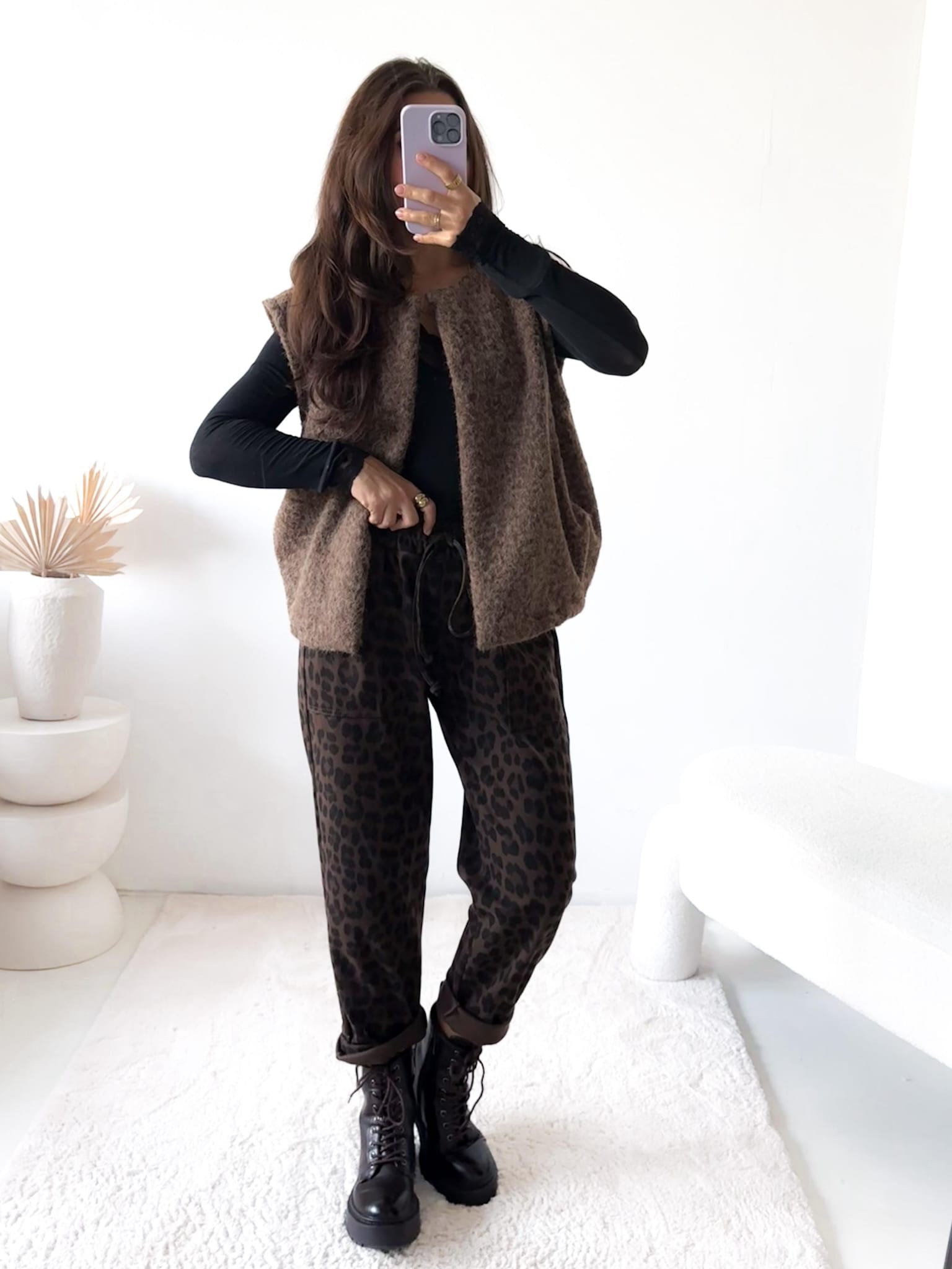 OFFENE WESTE VLADI 34-44 Made in Italy Meliert, Jacke ärmellos