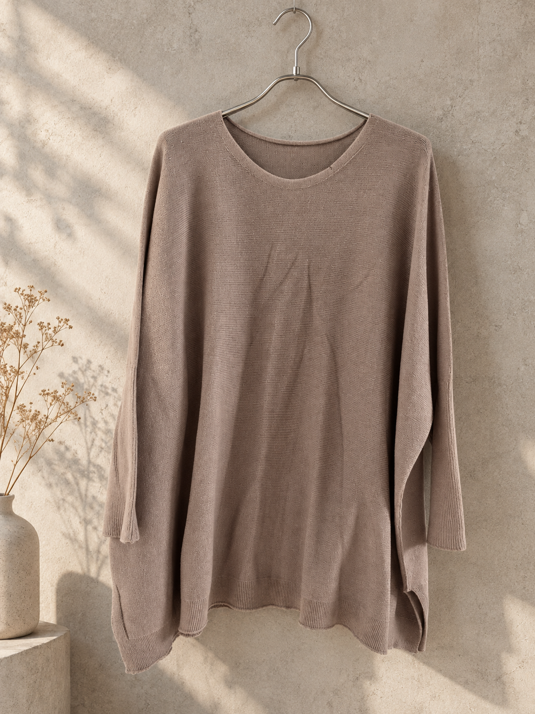 OVERSIZE KNIT SWEATER SIGRID Made in Italy 34-44/46 Strick Pullover