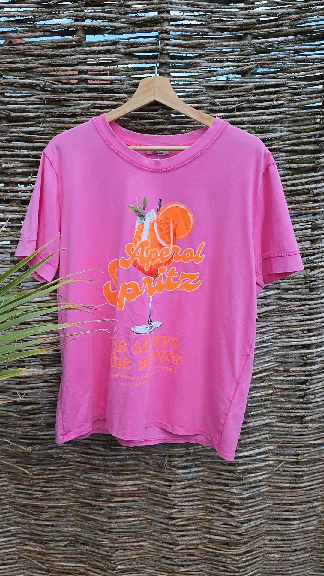 STATEMENT T-SHIRT ORANGINA COCKTAILAUFDRUCK 34-42