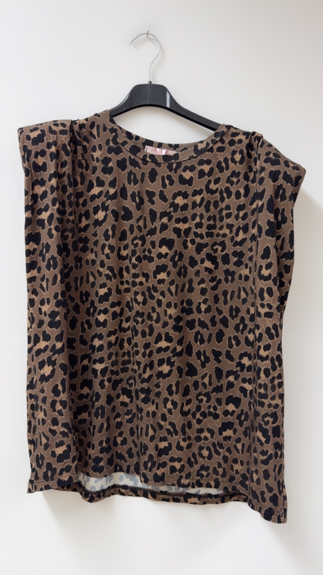 Shirt Talina LEO  mit Schulterpolstern Made in Italy 34-42/44