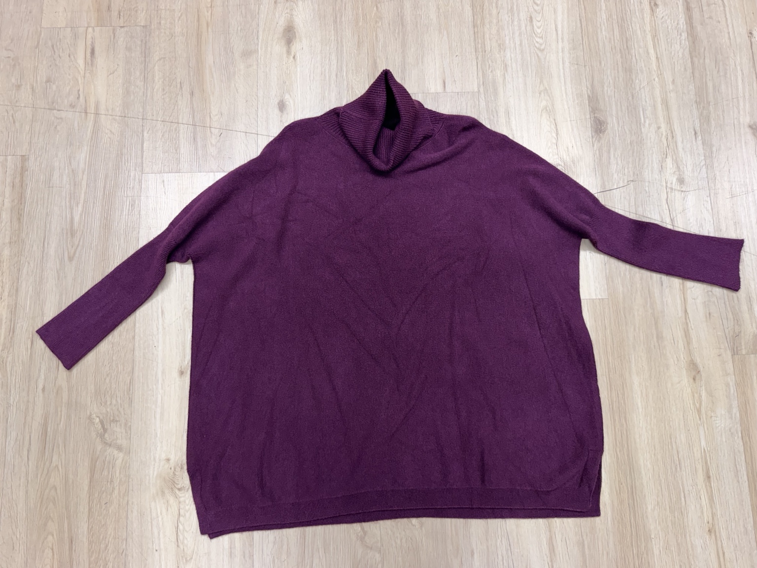 Oversize Rollkragen-Pullover Uni RP0164 I Made in Italy 34-44/46 Strick Pullover