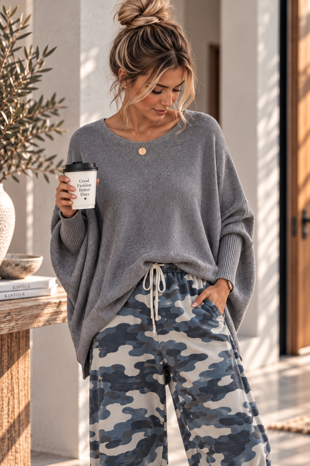 OVERSIZE KNIT SWEATER SIGRID Made in Italy 34-44/46 Strick Pullover