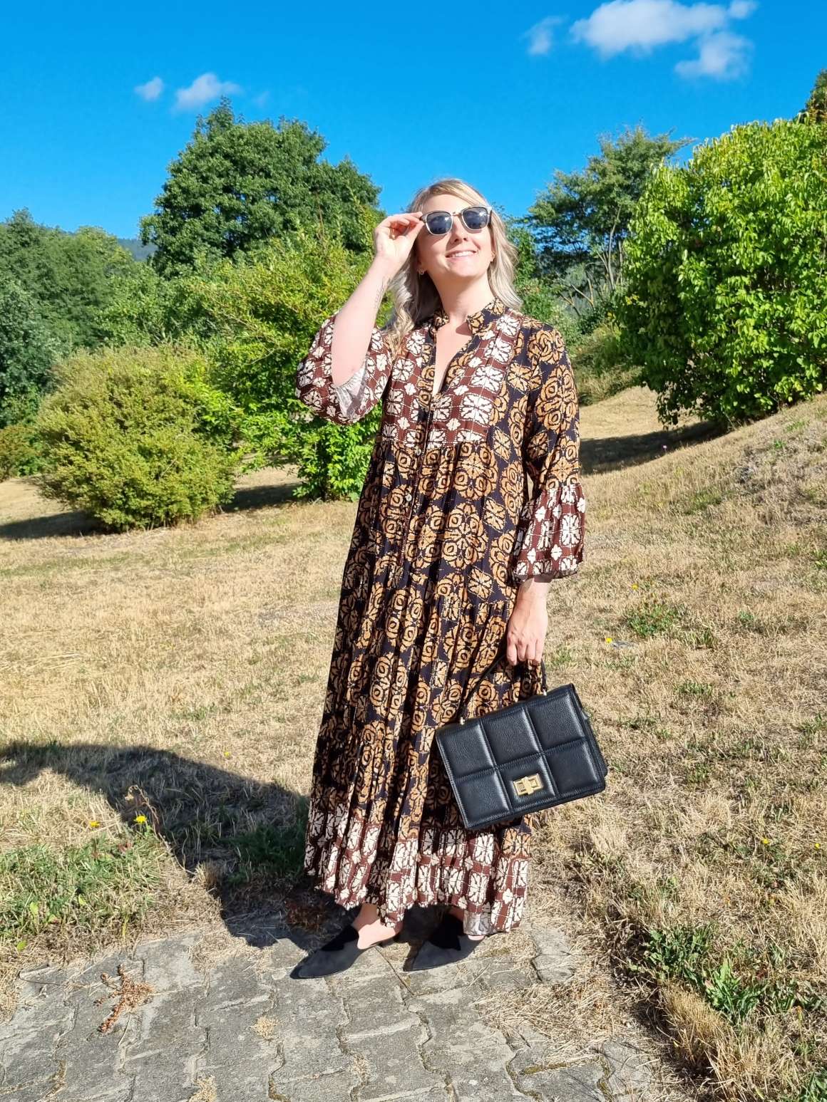 MAXI TUNIKA DRESS ISABELL SCHWARZ 34-40/42 Made in Italy langes Kleid Hängerchen Tunikakleid MAXI TUNIKA DRESS ISABELL SCHWARZ 34-40/42 Made in Italy langes Kleid Hängerchen Tunikakleid