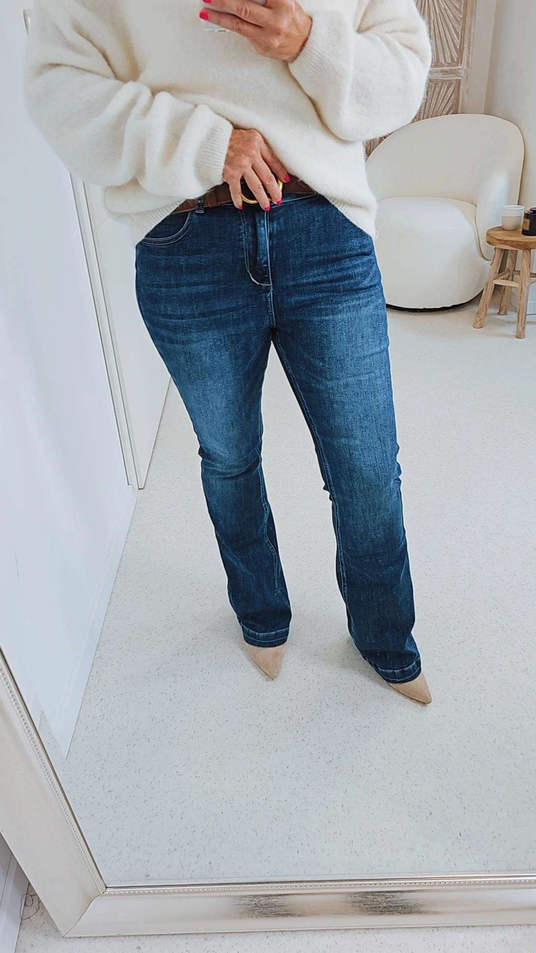 BASIC JEANS JESSY SCHLAGHOSE Denim Blue Italy Style Varantenartikel