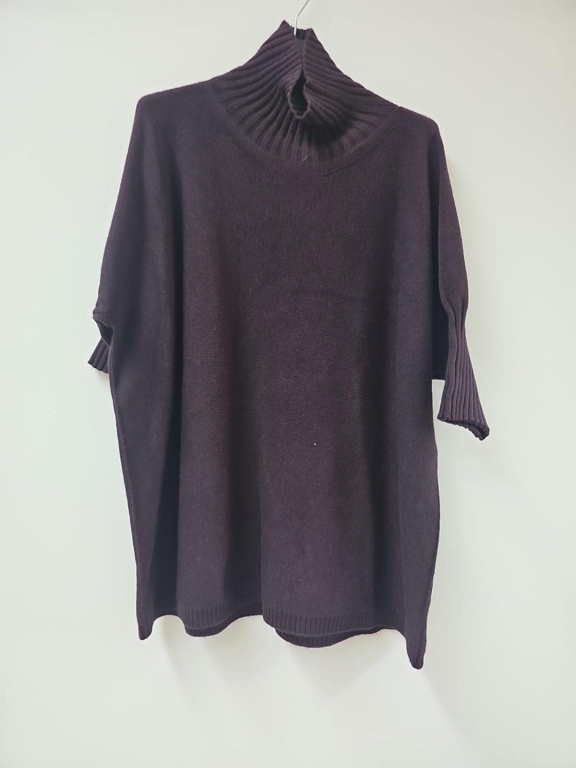Strickpullover mit Stehkragen & Rippenstrick I NO. SP0017 I Made in Italy 34-42/44