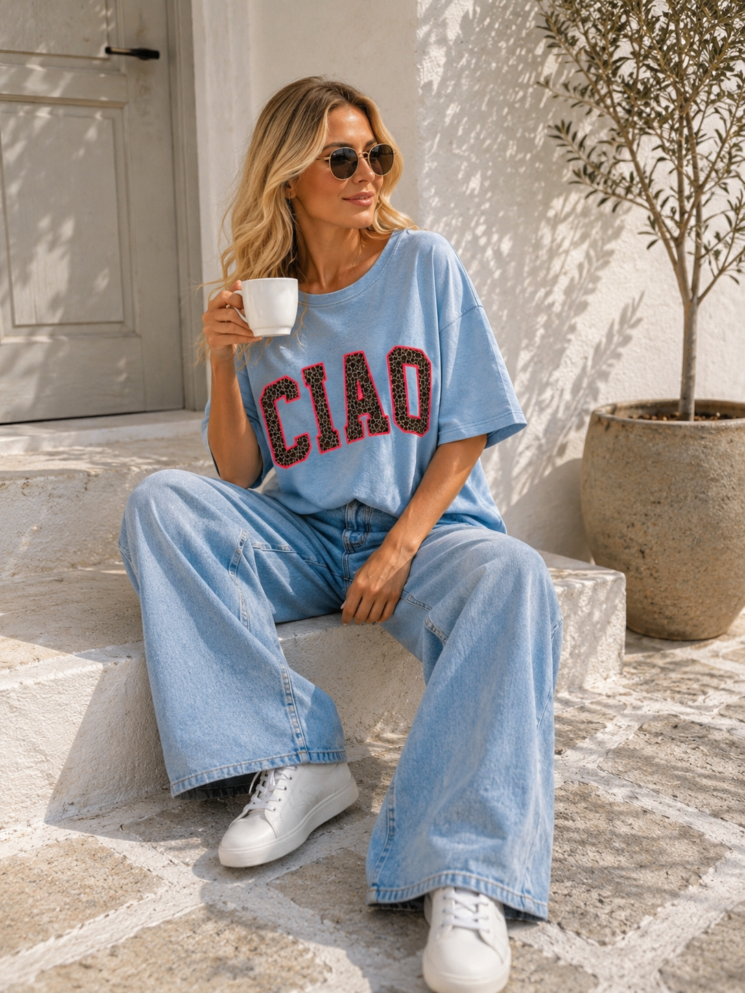 🧡✨🐆 T-Shirt-Sweater Ciao Nova Made in Italy 34-42/44