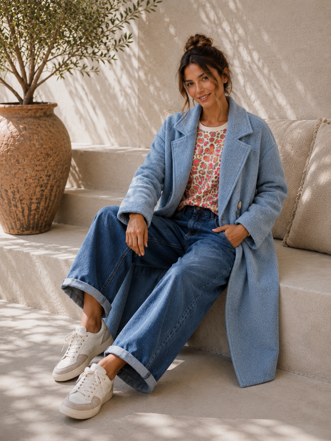 TREND MANTEL ELVIRA 36 - 42 Trench Coat Made in Italy