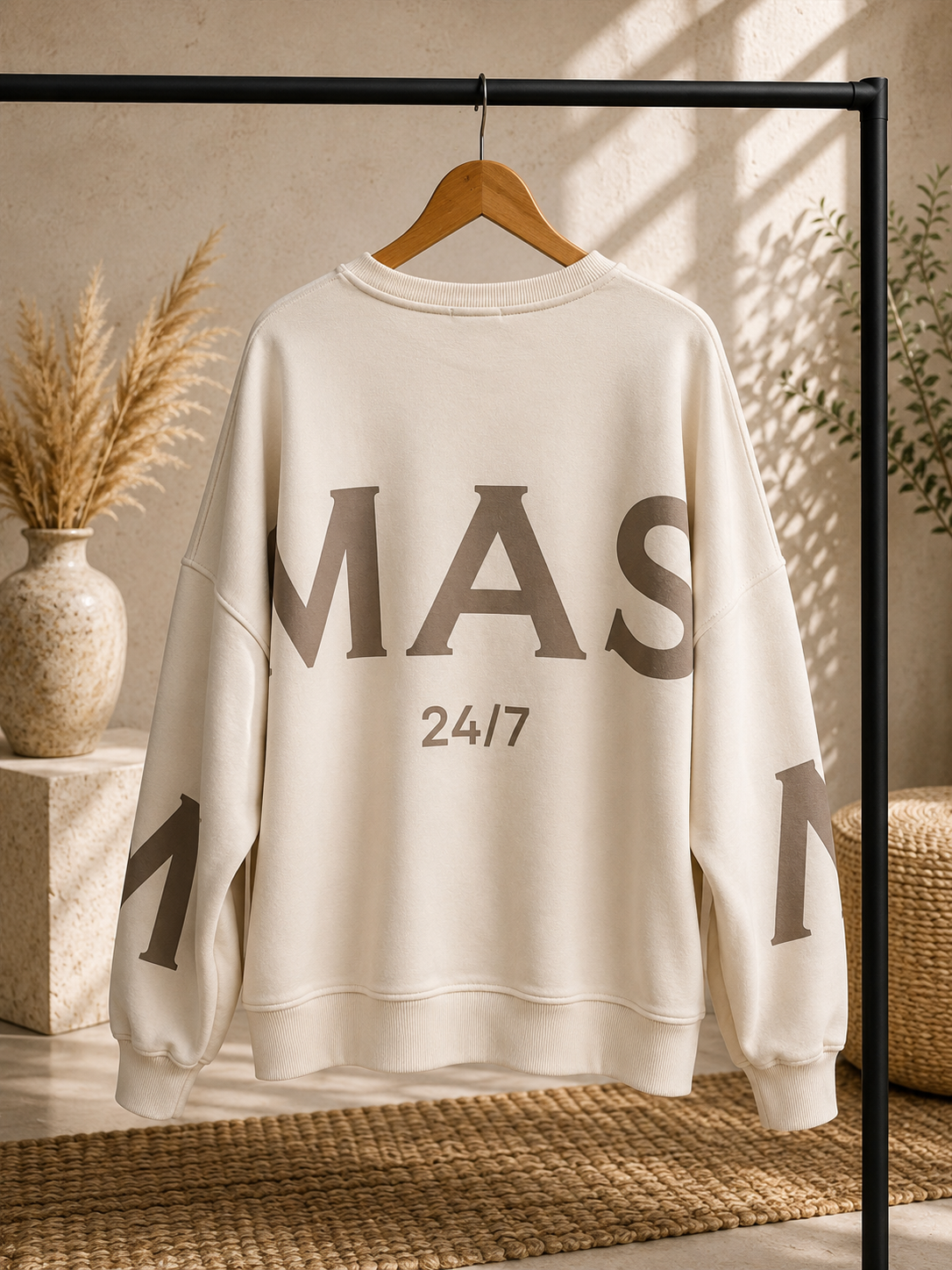 Sweatshirt „Namaste 24/7 Uni“ – Made in Italy | One Size bis ca. Gr. 42