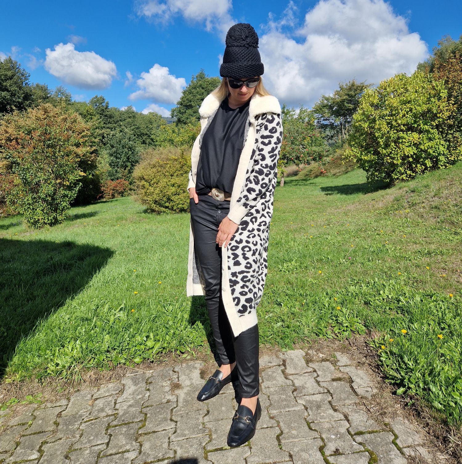 LUXURY KNIT COAT MIRINA CREME LEO 34-42 Strickmantel Mantel Cardigen Italy Kollektion LUXURY KNIT COAT MIRINA CREME LEO 34-42 Strickmantel Mantel Cardigen Italy Kollektion