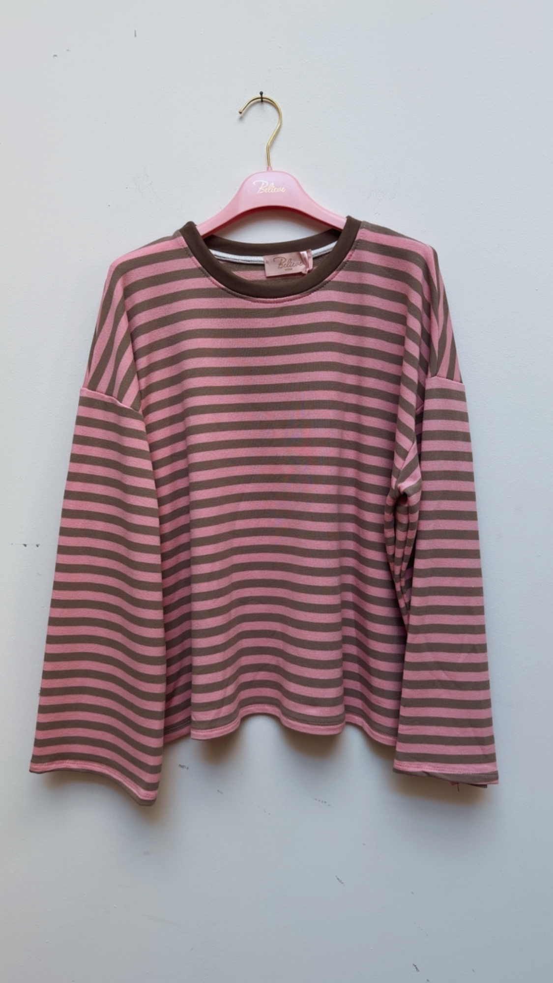 Shirt Langarm Ornella Stripes Made in Italy 34-42/44