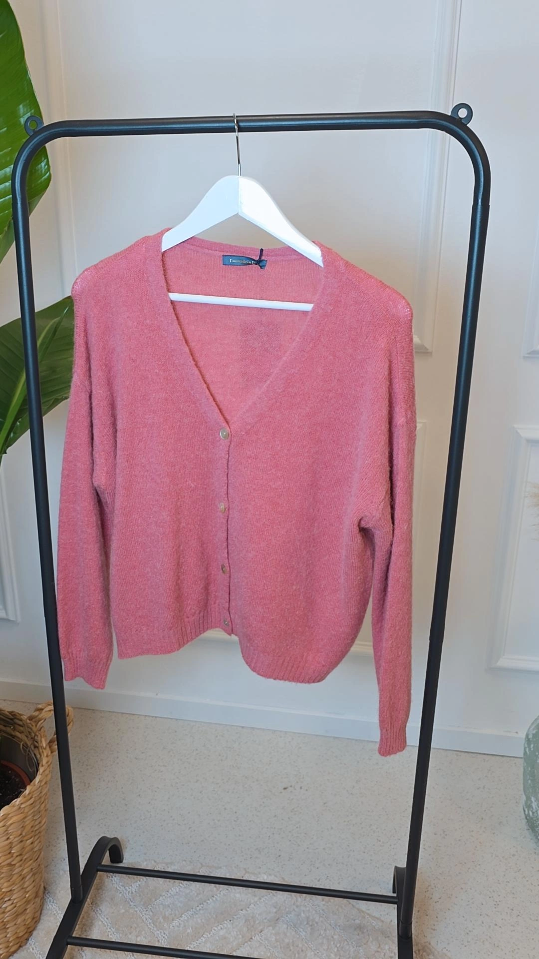 EDLER STRICK CARDIGAN OSLO Alpaka Strickjacke Made in Italy 34-42