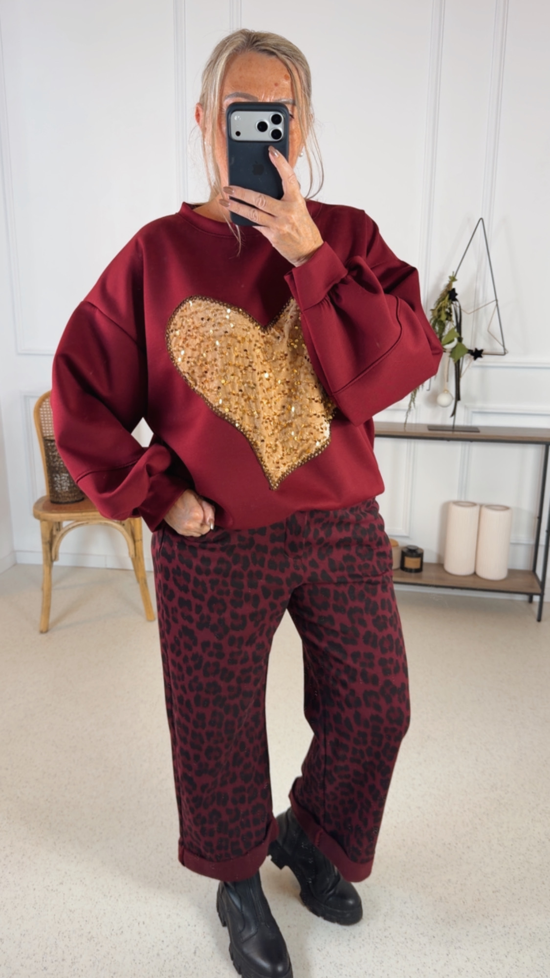 BASIC GLITZER SWEATER ALMA HERZ 34 -44 Made in Italy