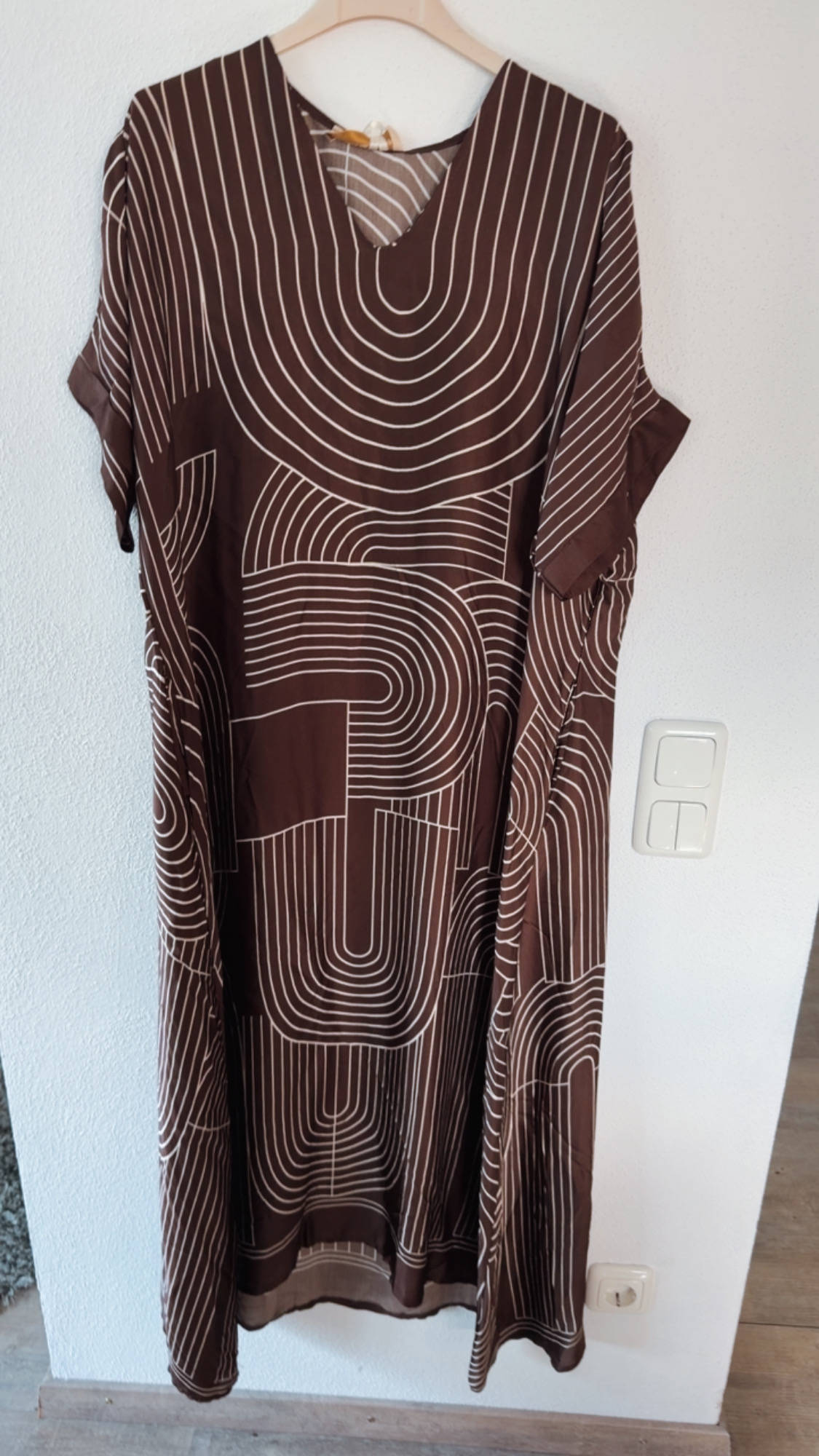 Maxi-Kleid Viskose-Seidenkleid Vanessa Made in Italy Gr. 34-42/44